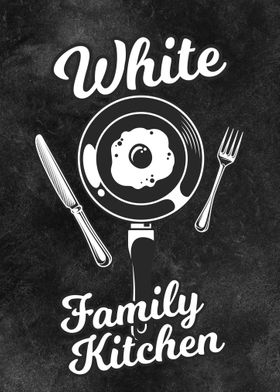 White Family Kitchen Egg