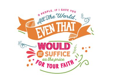 the price for your faith