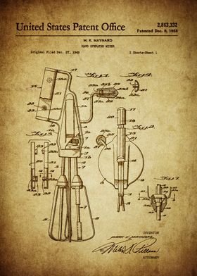 Kitchen Hand Mixer Patent