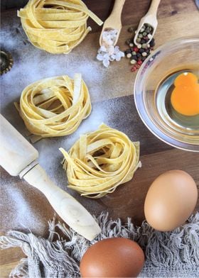 To bake noodles