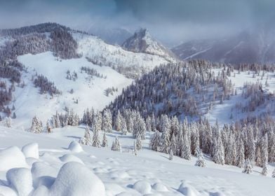 Snow Mountains Hills