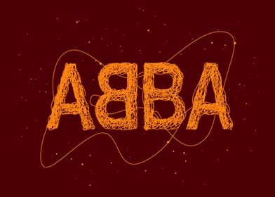 ABBA pop supergroup Logo