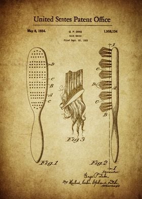 Hair Brush Patent