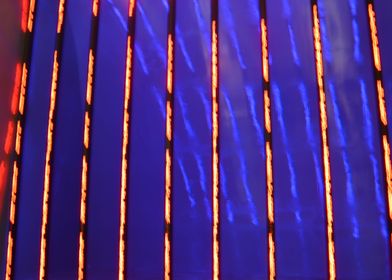 Orange and Blue Light Bars