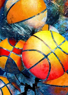 Basketball art print s121