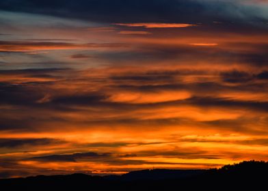 Clouds Sky Orange Sun