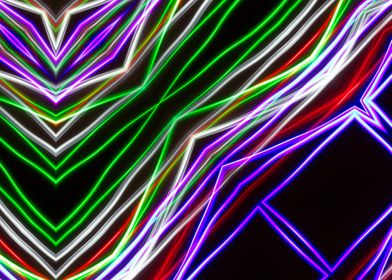 Abstract Colourful Lines
