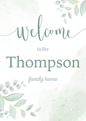 Welcome Thompson Family