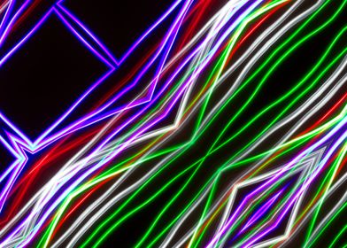 Abstract Colourful Lines