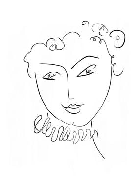 Denizko Art Woman Sketch