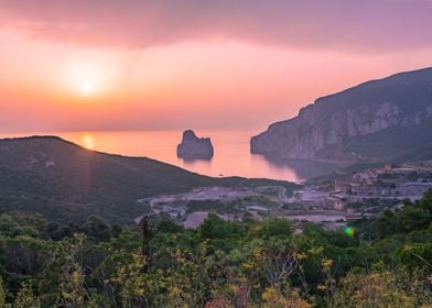 Sunset in Pan di zucchero