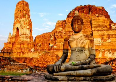 Buddha in Wat Mahathat