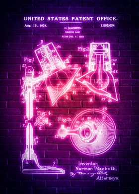 Reading Lamp Patent Print