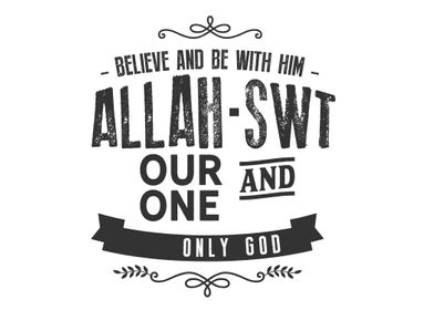 believe and be with him