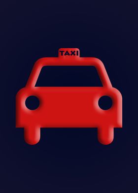 Red Logo Taxi Driver