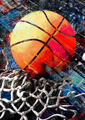 Basketballl art swoosh 122