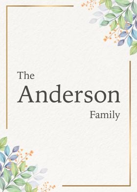 The Anderson Family