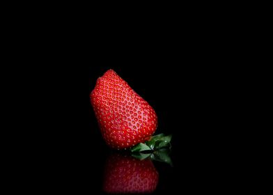 Giant fresh strawberries