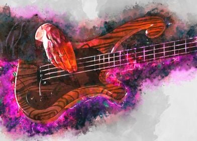 Les Claypool bass guitar