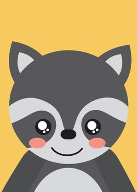 cute raccoon