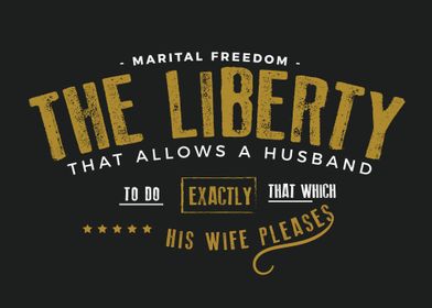 Marital Freedom