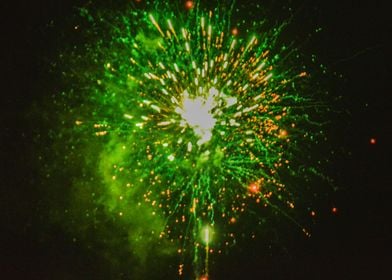 Green Fireworks