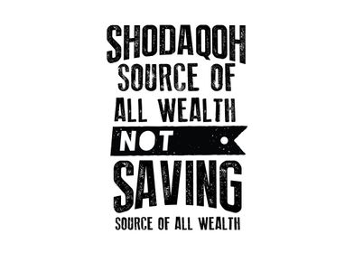 shodaqoh source of all 