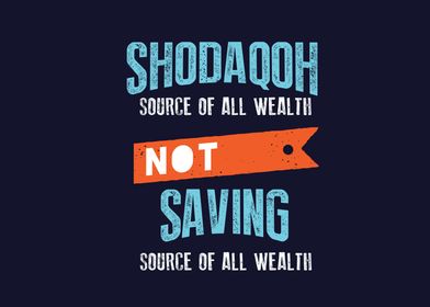 shodaqoh source of all 