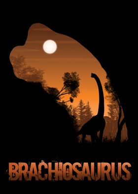 Brachiosaurus Sunset