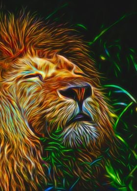 Surreal Lion