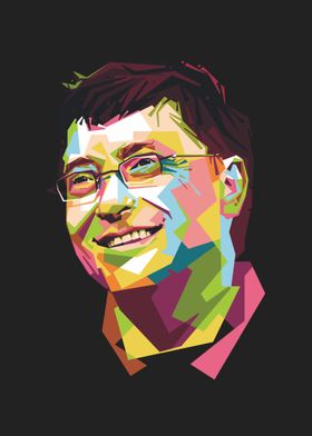 Bill gates WPAP art