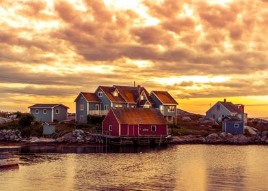 Old fishermen village