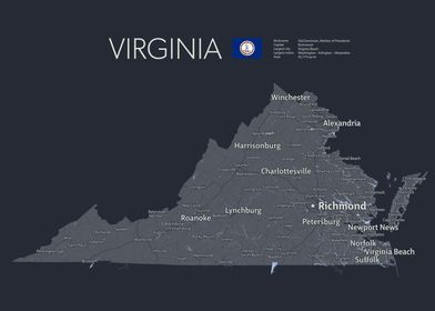 VIRGINIA Map