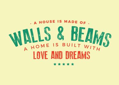 built with love and dreams