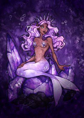 Ultra Violet Mermaid