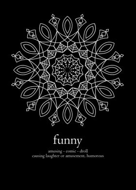 Mandala word funny