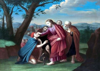 Christ Healing a Blindman