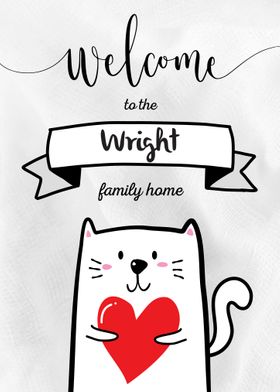 Wright Family Home Cat