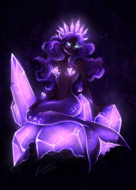 Ultra Violet Mermaid