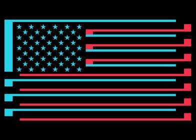 US FLAG 3D