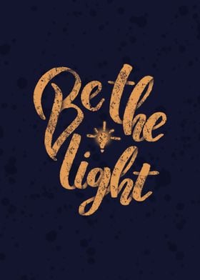 Be the light Poster