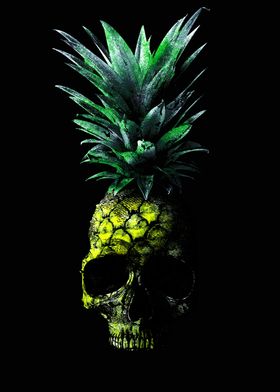 Pineapple skull