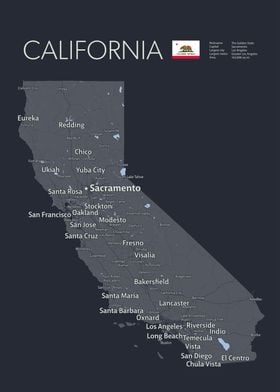 CALIFORNIA Map