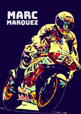 Marc Marquez Pop Art