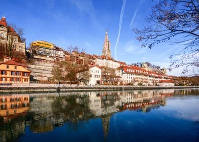 River Aare Reflections