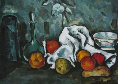 Still life with apples