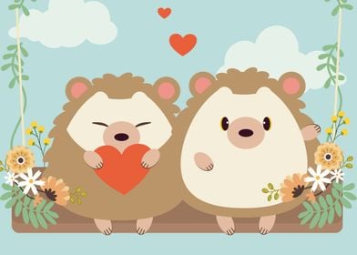 hedgehog in love