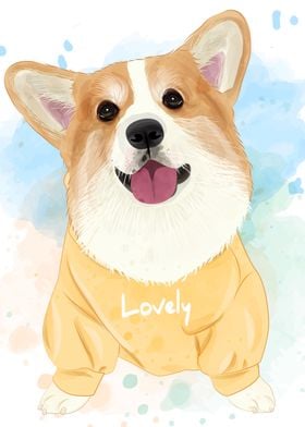 Cute corgi