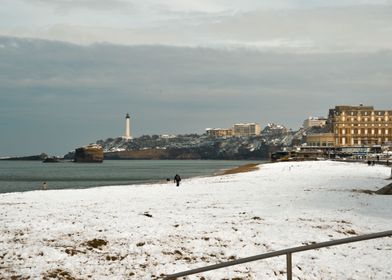 Beach Ocean Snow White