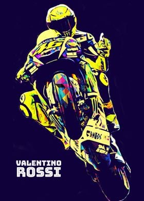 Valentino Rossi Pop Art